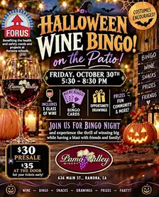 Halloween Wine Bingo!