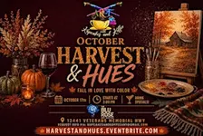 October Harvest and Hues Sip and Paint Event!