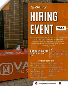 Valley Hospitality Job Fair