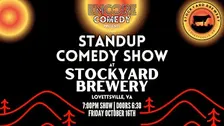 Standup Comedy at Stockyard Brewery! (Lovettsville, VA)