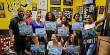Paint & Sip @Mr. Fries Man With Biya The Painter