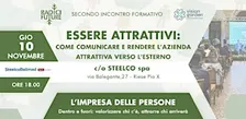 ESSERE ATTRATTIVI Comunicare e rendere l’azienda attrattiva verso l’esterno