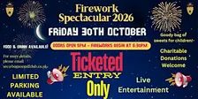 Firework Spectacular 2026 at Bognor Regis Golf Club