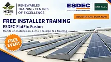 HDM Solar Bournemouth x ESDEC FlatFix Fusion Installation & Design Training