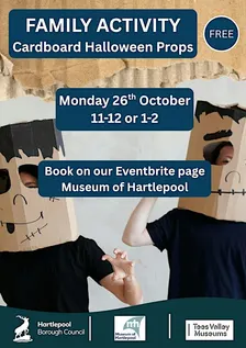 Family Activity - Cardboard Halloween Props - 11am session