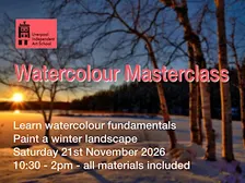 Step by Step Watercolour Masterclass - Paint a Winter Landscape