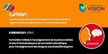CPH1 - Québec - Optimiser la prononciation en langue seconde / étrangère