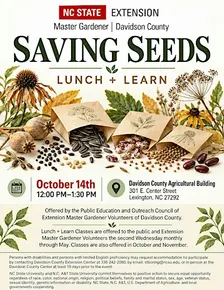 Saving Seeds Lunch and Learn