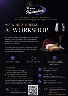 Women Unlimited Presents: AI Wine & Cheese
