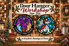 Holiday Door Hanger Workshop