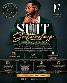 Suit Saturday - UNCC Weekend Homecoming Edition - Social Brunch