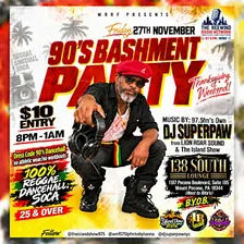 90’s Bashment Party – Thanksgiving Weekend
