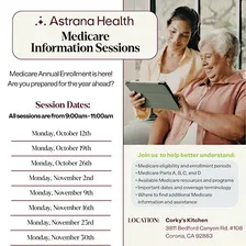 Medicare Information Sessions - Corona