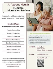 Medicare Information Sessions - Moreno Valley
