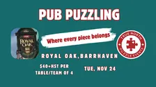 Pub Puzzling, Barrhaven - Tuesday 24 November, 2026