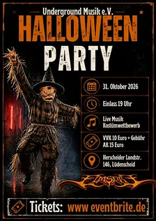 Halloween Party mit Live Band