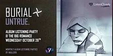 Burial - Untrue (2007) Vinyl album listening party