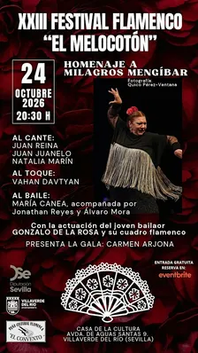 XXIII FESTIVAL FLAMENCO "EL MELOCOTÓN" DE VILLAVERDE DEL RÍO