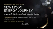 Candlelight New Moon Ritual on year-end reflection & envisioning future