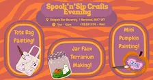 Spook'n'Sip Crafts Evening