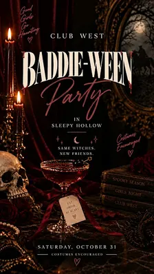 BADDIE-WEEN HALLOWEEN PARTY
