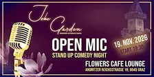 JOKE GARDEN OPEN MIC STAND-UP COMEDY NIGHT - November