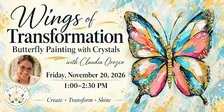 Wings of Transformation: Butterfly Painting with Crystals