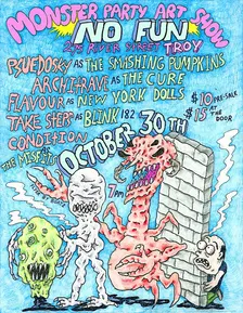 Monster party Art & Cover Show @ No Fun