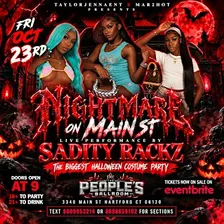 NIGHTMARE ON MAIN ST: SADITY RACKZ LIVE IN HARTFORD