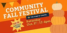 RESCHEDULED:  Community Fall Festival 2026 @ The King's Chapel