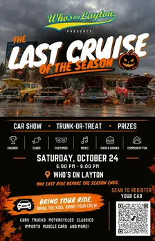 The Last Cruise of the Season - Who's on Layton Car Show/Trunk-or-Treat