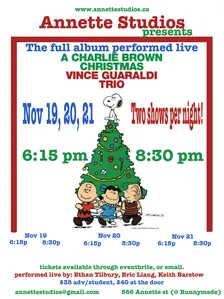 A Charlie Brown Christmas. The full album performed live!