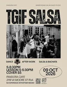 TGIF Salsa Party Pandora Cafe RVA