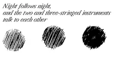 Night follows night,