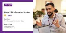 Discover the Manchester MBA Information Session, Dubai