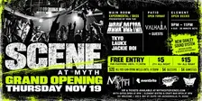 SCENE Grand Opening at Myth | Thursday, Nov. 19 2026
