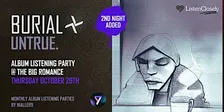 Burial - Untrue (2007) Vinyl album listening party - Night 2