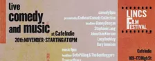 Lincs Film Festival - Live Comedy & Music