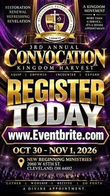 3rd Annual NBFI Convocation * Experience 3 powerful days of EQUIPPING !!!