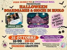 HALLOWEEN BOARDGAMES & GIOCHI DI RUOLO da PIXIE BUBBLE TEA A UDINE