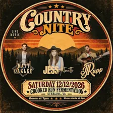 Country Nite at Crooked Run Fermentation- Sterling, VA