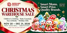 Rippling World Holiday Pop-Up Sale | Baby, Kids & Family Finds