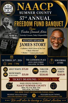 Sumner County NAACP Freedom Fund Banquet