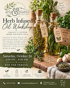 herb infused oil workshop