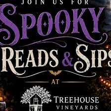 Spooky Reads & Sips at Treehouse Vineyards!