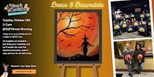 Brews and Broomsticks Paint and Sip at Gulf Stream Brewing