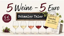 5 Weine - 5 Euro: Schmaler Taler
