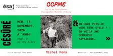Conférence Paysagistes MO avec Michel Péna