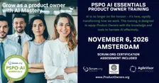 Product Owner - AI Essentials (PSPO-AIE). A Scrum.org Certified Training.