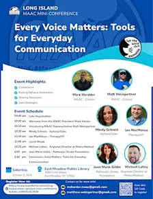 Long Island MAAC Aphasia Mini-Conference